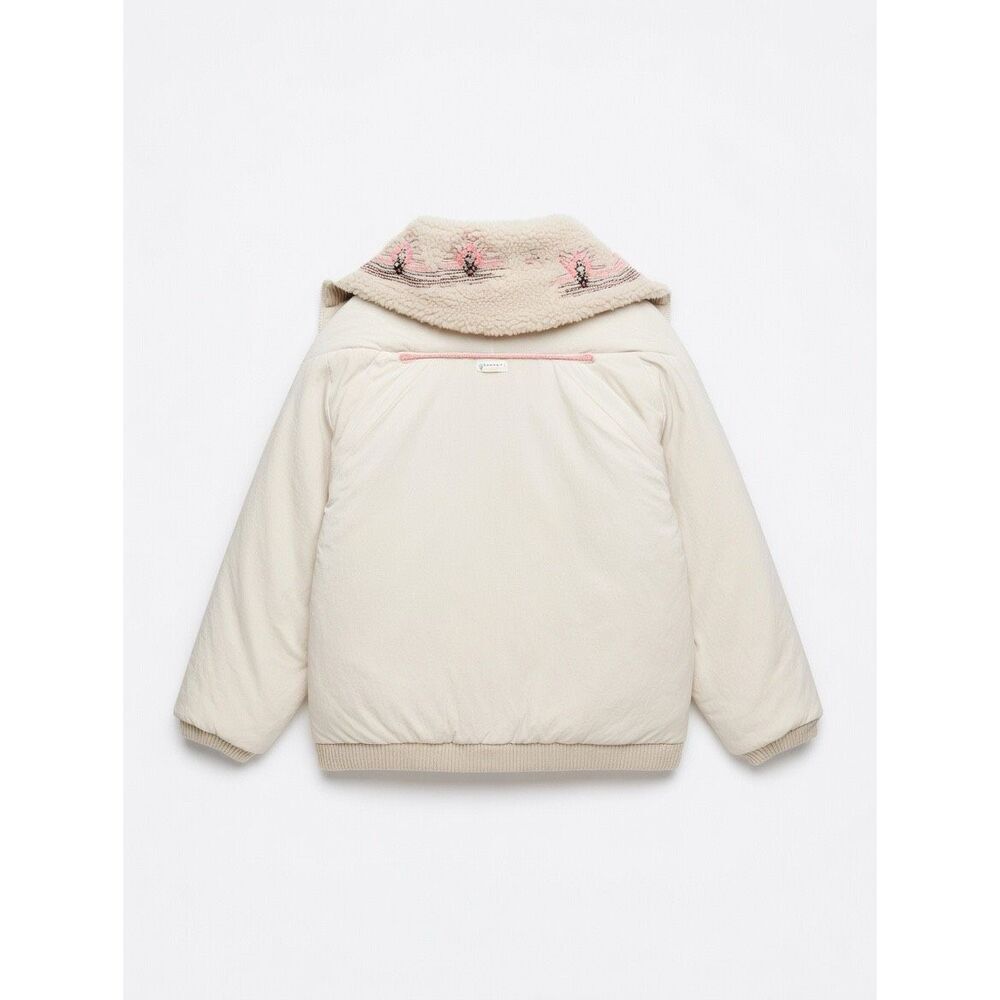 Free People Movement Lodge Livin Jacket in Natural/Pink Combo Size XS - Picture 8 of 8